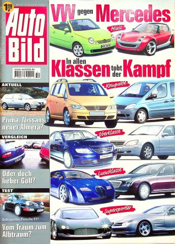 Deckblatt Auto Bild (50/1999)